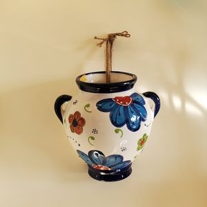 Flower Wall Plant Pot with Drainage very Colorful